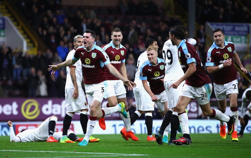 Victoria de Burnley versus Watford en Premier League