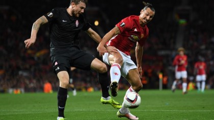 Zlatan Ibrahimovic en la Europa League