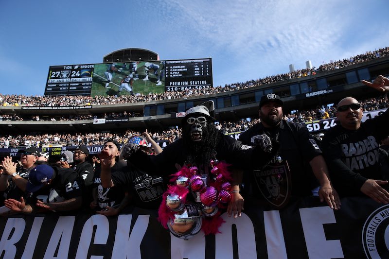 Afición Oakland Raiders