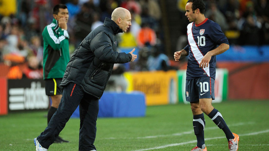 Bob Bradley dirigió a los Estados Unidos en el Mundial de Sudáfrica 2010