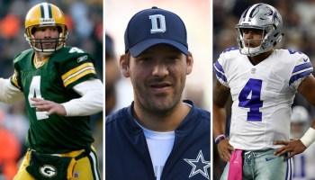 Brett Favre, Tony Romo y Dak Prescott