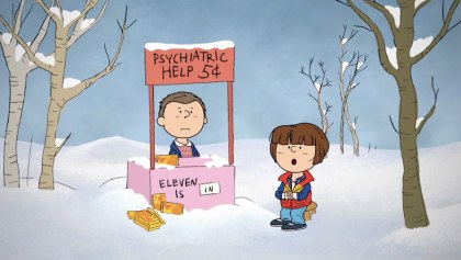 Charlie Brown y Stranger Things Portada