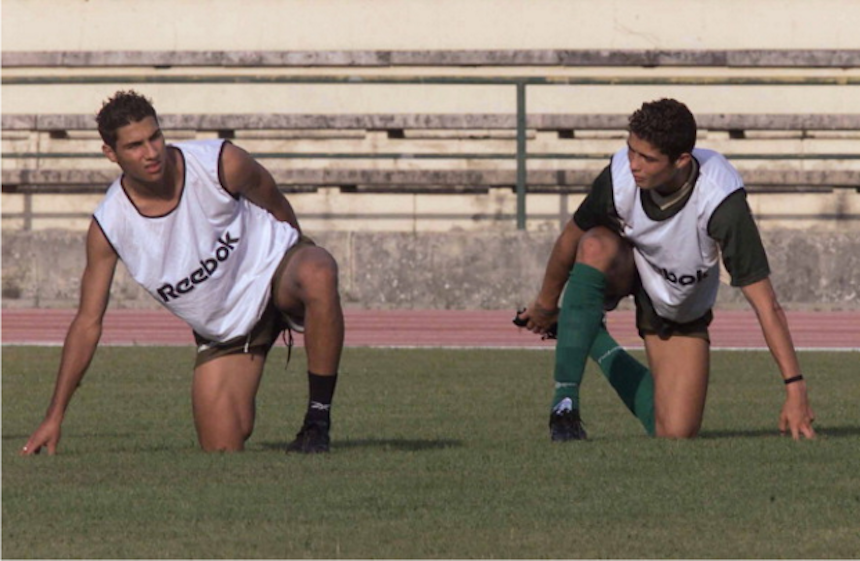 Cristiano Ronaldo con el Sporting Lisboa