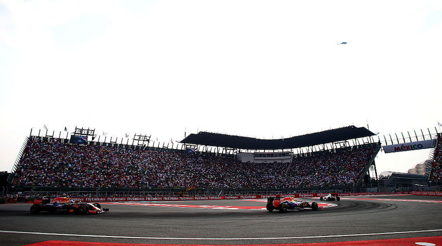 El Foro Sol durante el Gran Premio de México 