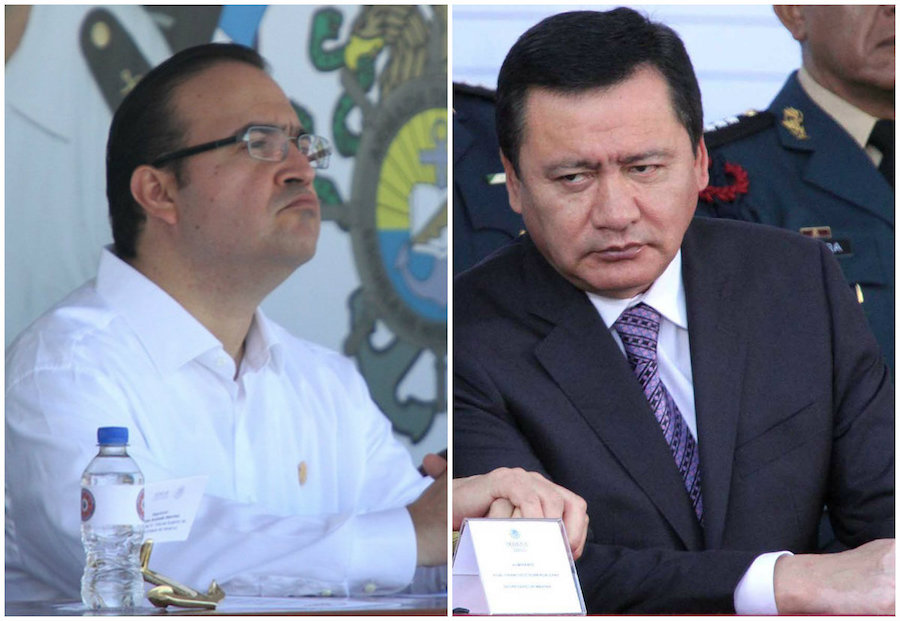 El titular de la Secretaría de Gobernación, Miguel Ángel Osorio Chong, asegura que no hizo algún pacto con Duarte y que el Gobernador con licencia de Veracruz sigue en México