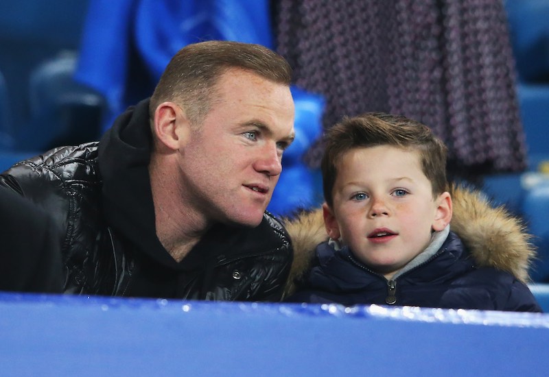 Kai Rooney con Rooney