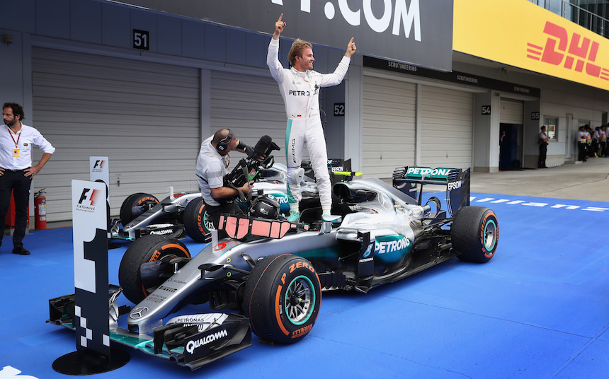 Nico Rosberg sigue dominando con Mercedes 