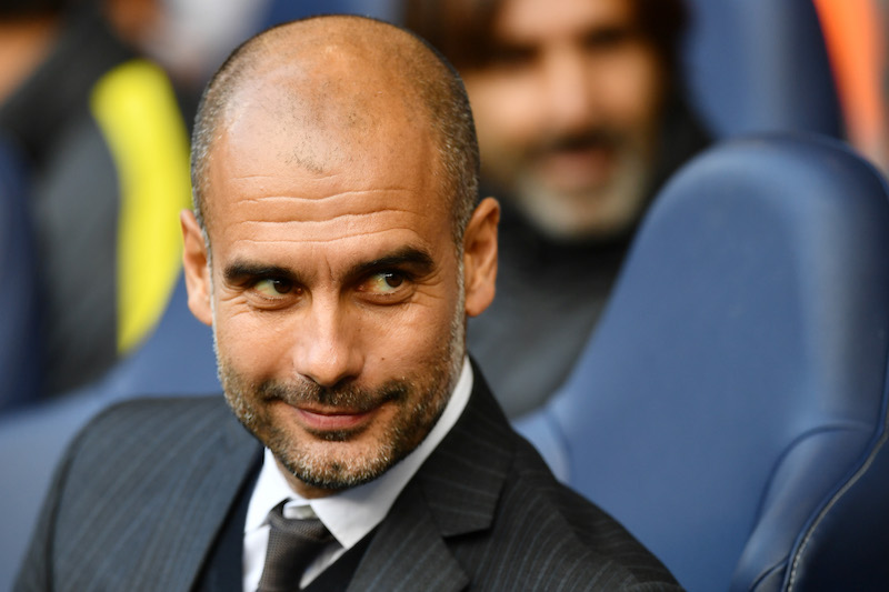 Josep Guardiola feliz