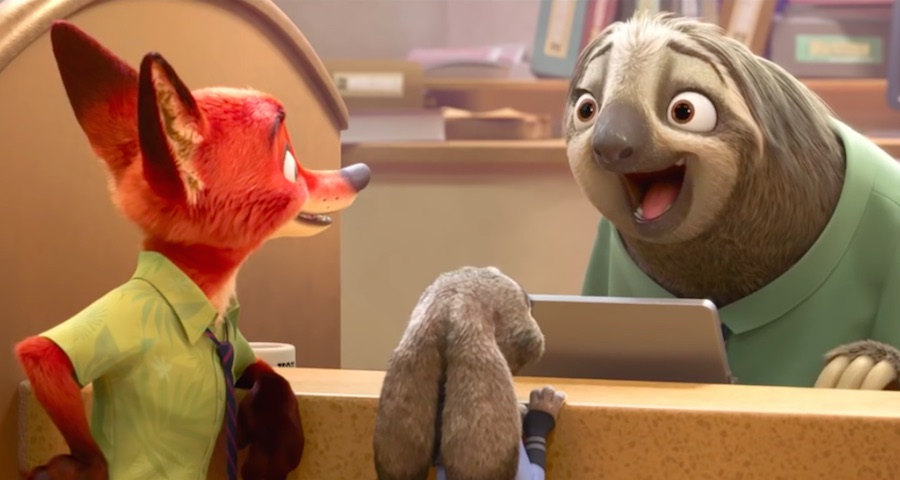 Zootopia - Escena del perezoso