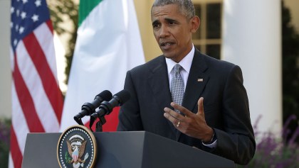 El presidente de Estados Unidos, Barack Obama, le pidió al candidato del Partido Republicano, Donald Trump, que deje de chillar