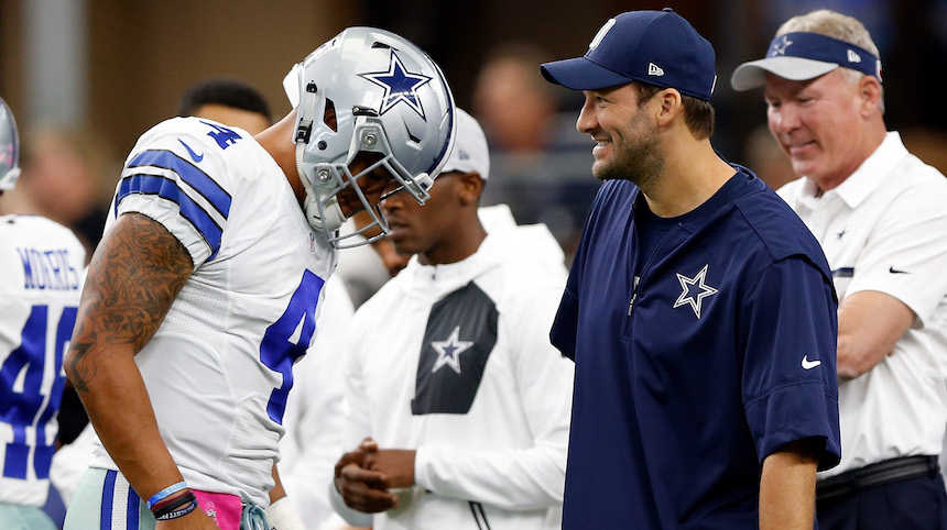 Romo y Prescott mantendrán una lucha por ver quien es el titular en Dallas 