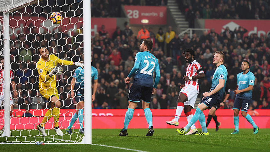 El Swansea no fue rival para el Stoke City 