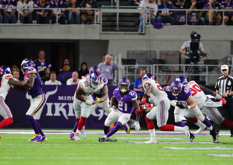 Vikings contra Giants Monday Night