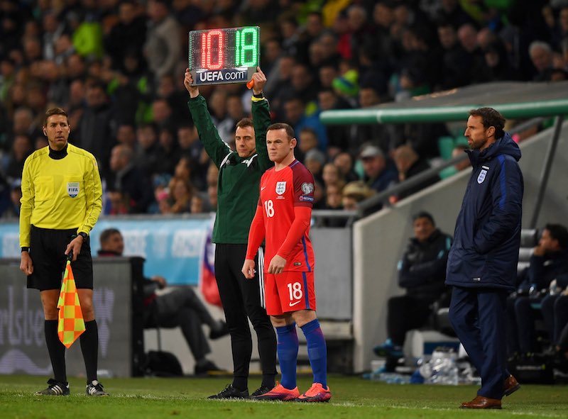 Wayne Rooney con selección de Inglaterra