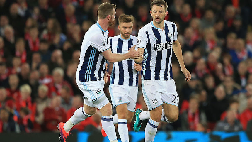 A pesar de que descontaron al final, no fue suficiente para el West Bromwich 