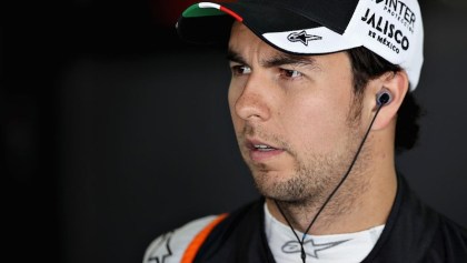 Checo Pérez mirada en Brasil