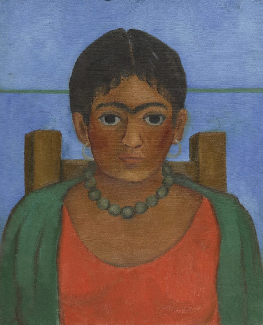 Niña con collar - Pintura de Frida Kahlo