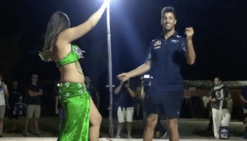 Daniel Ricciardo bailando