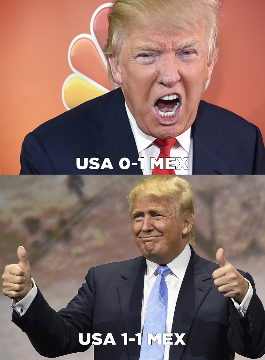 Memes de México vs Estados Unidos