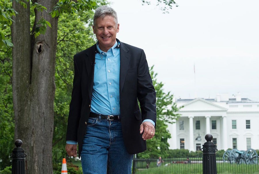 Gary Johnson, uno de los otros candidatos a la presidencia de Estados Unidos