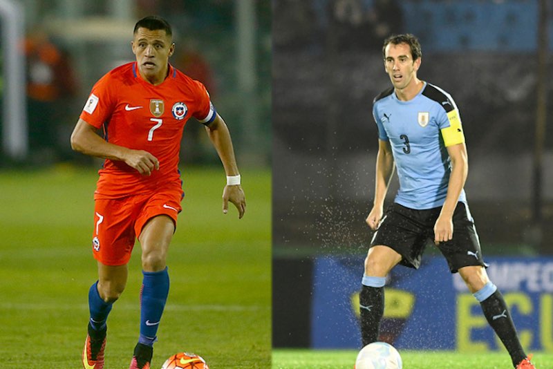 Godin y Sanchez seleccion