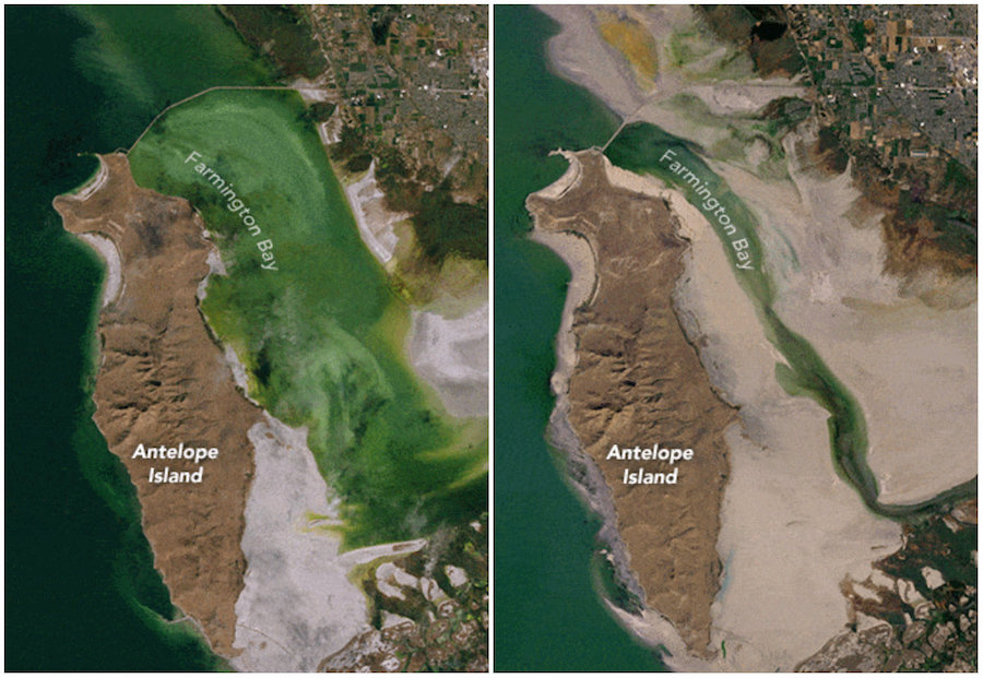 El Gran Lago Salado podría desaparecer, según la NASA