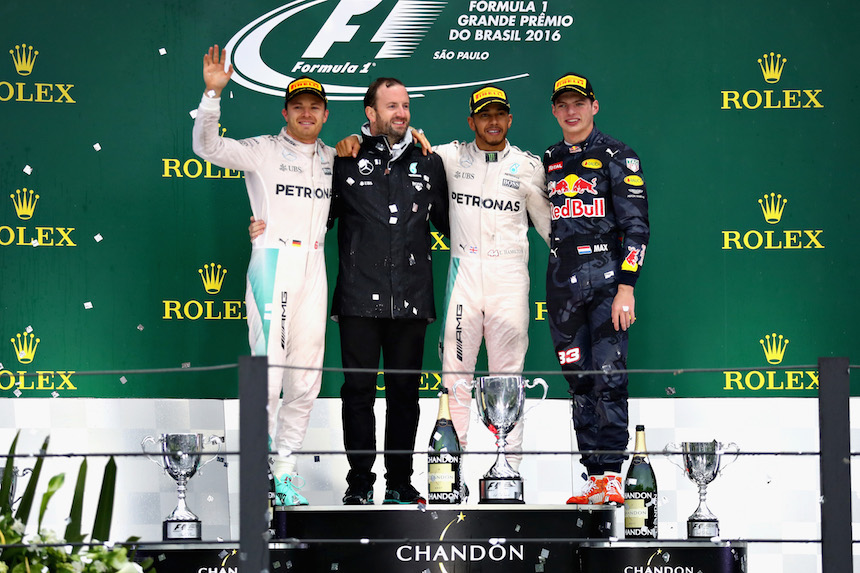 Dos Mercedes y un Red Bull en el Gran Premio de Brasil 