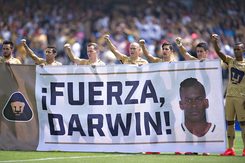 Pumas respeta Darwin Quintero