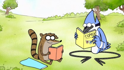 Regular Show - Leyendo