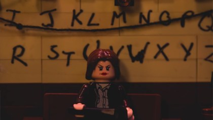 La versión de Stranger Things en Lego