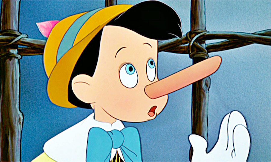 Pinocchio mentiroso