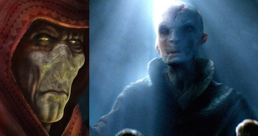 ¿Snoke es Darth Plaeguis?