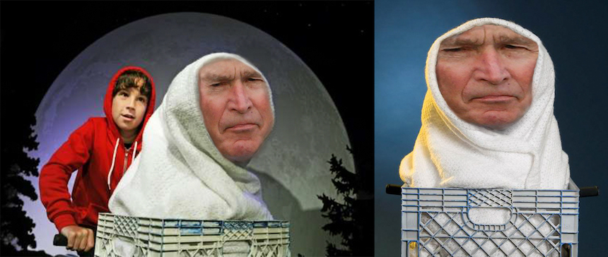 Photoshop de Bush - E.T. 