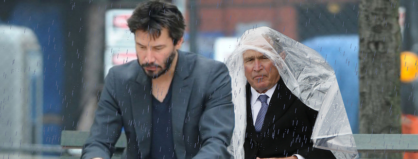 Photoshop de Bush - Keanu Reeves