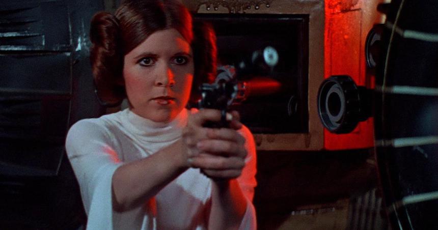 Carrie Fisher como Leia Organa