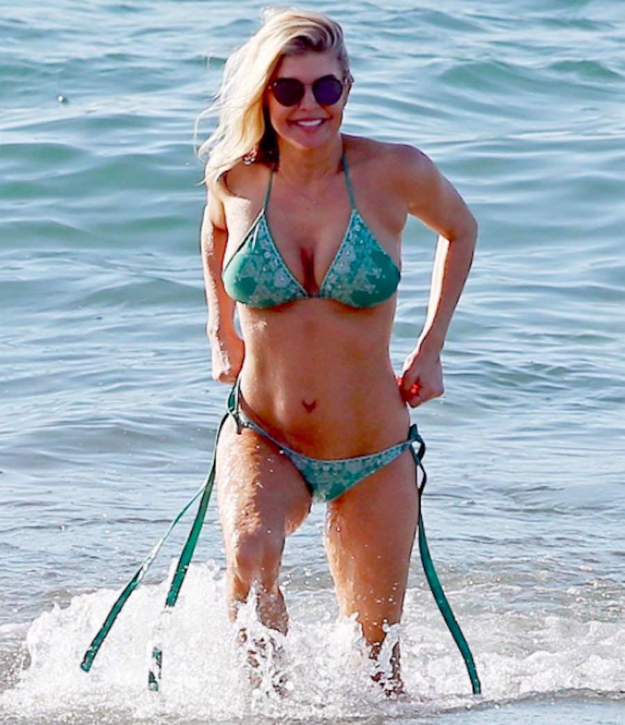 La figura de Fergie en bikini