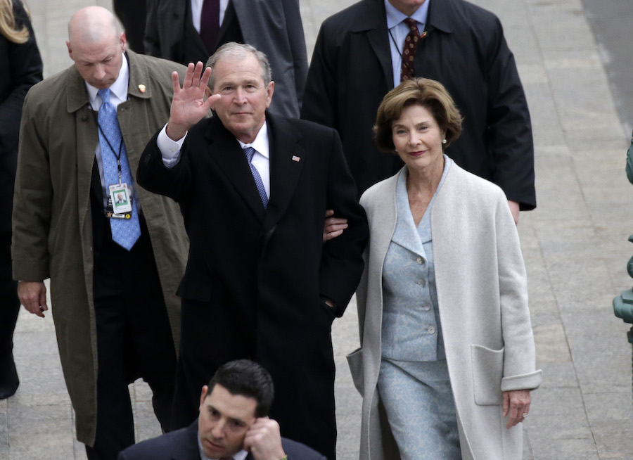 george-w-bush-laura-inauguracion-trump