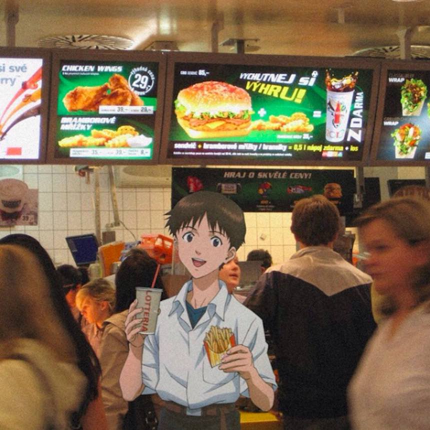 Shinji en el mundo real