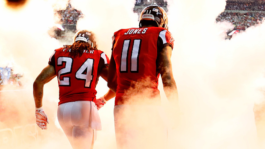 Devonta Freeman y Julio Jones