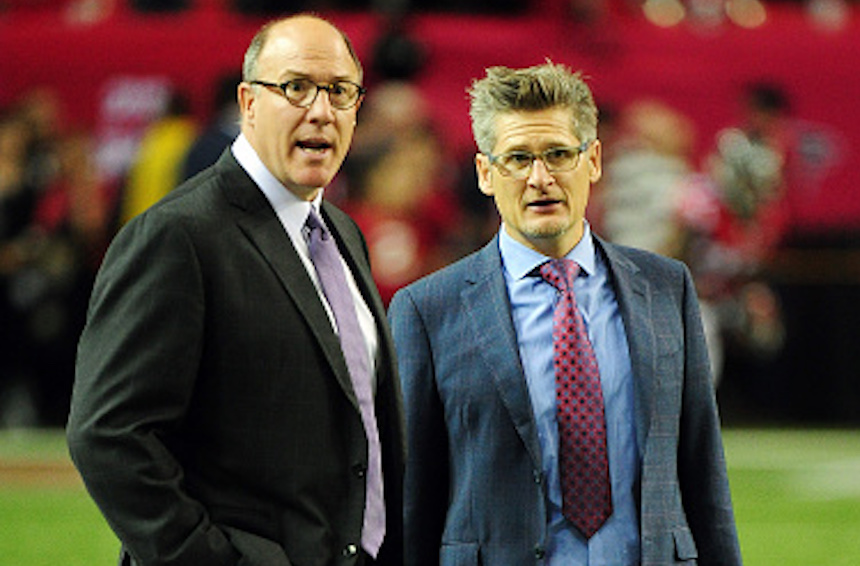 Thomas Dimitroff y Scott Pioli