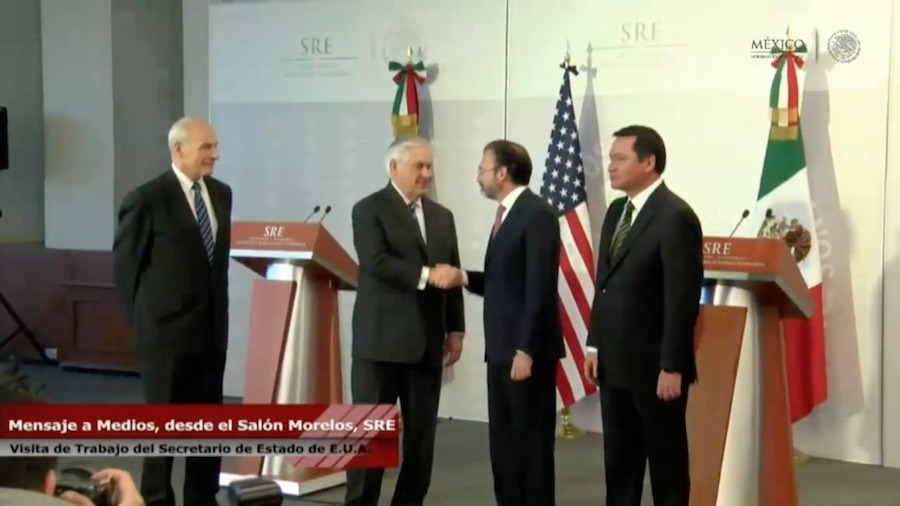 John Kelly y Luis Videgaray