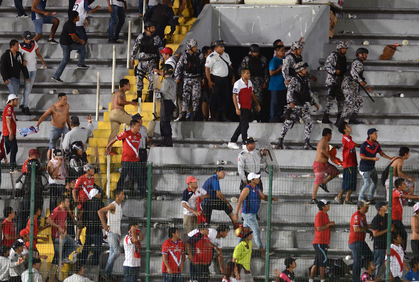 violencia estadio veracruz tigres