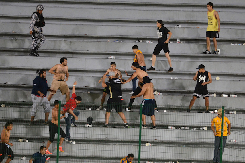 violencia estadio veracruz tigres