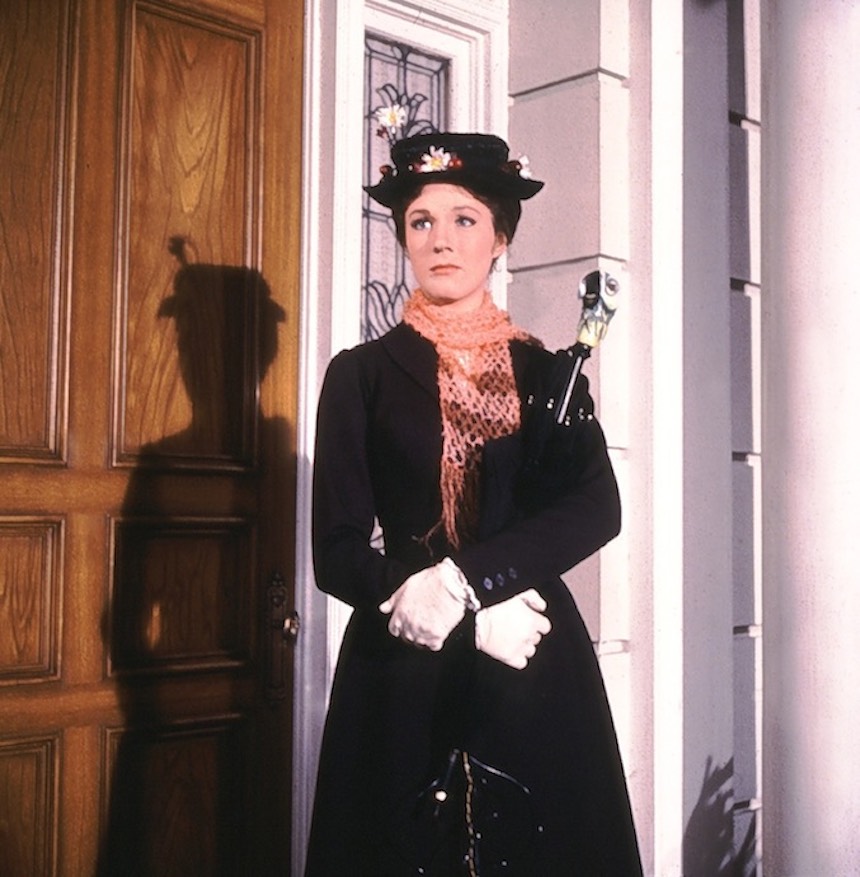 Julie Andrews como Mary Poppins