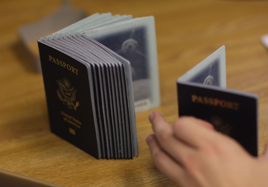 Unión Europea, Estados Unidos, Pasaporte