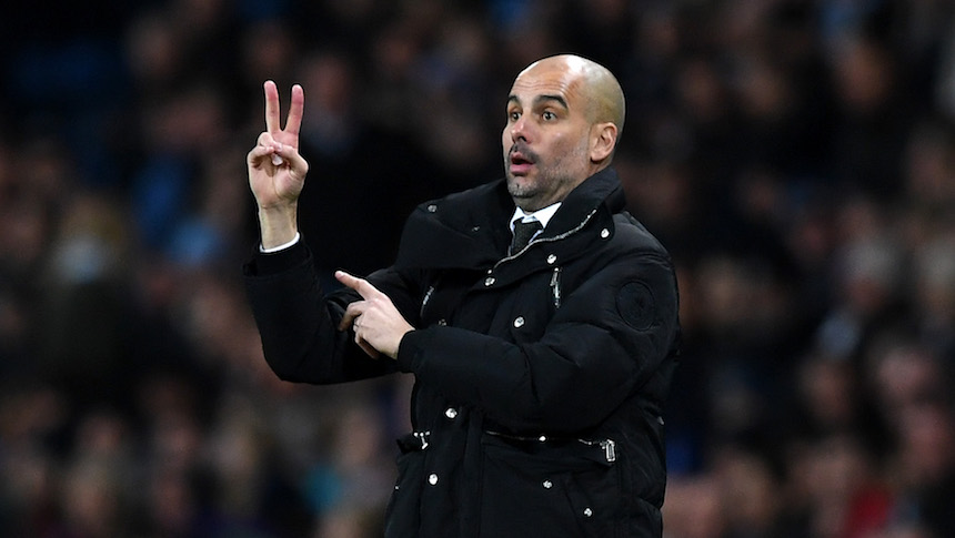 Pep Guardiola, del Manchester City