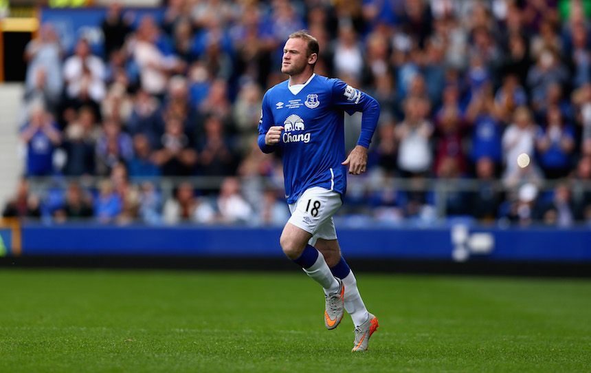 Wayne Rooney en el Everton