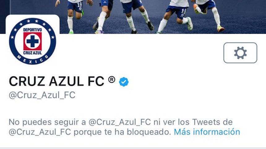 Twitter de Cruz Azul