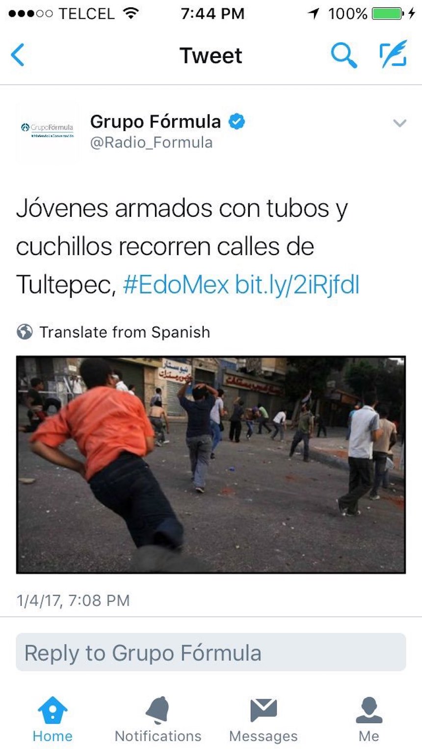 Fake News, saqueos, gasolinazo