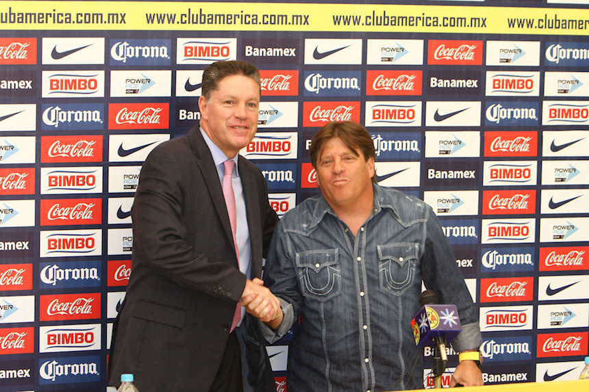 Ricardo Peláez y Miguel Herrera